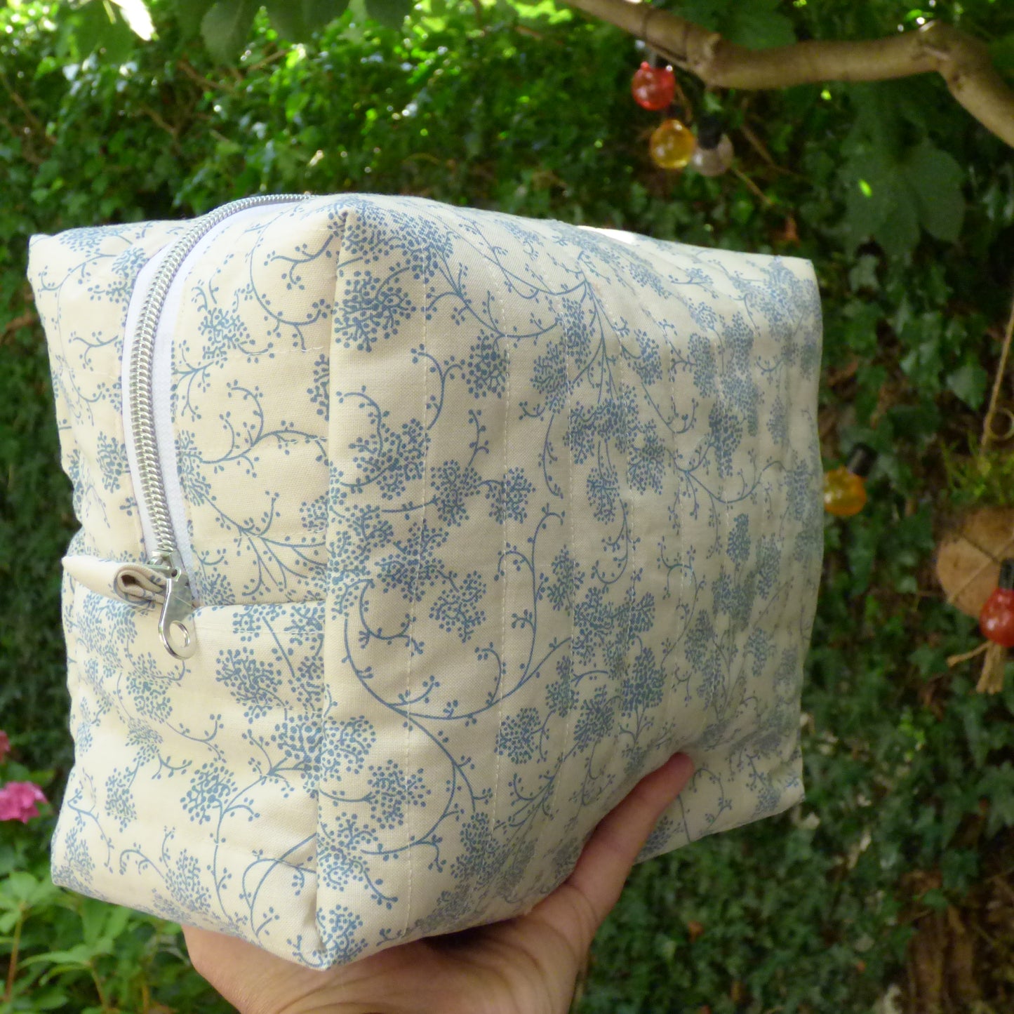 Bridgeton inspired makeup bag, toiletry bag, pouch
